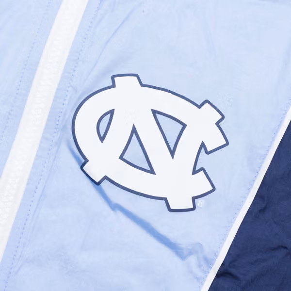 North Carolina Tar Heels Highlight Reel Mitchell & Ness NCAA Windbreaker Jacket view 3