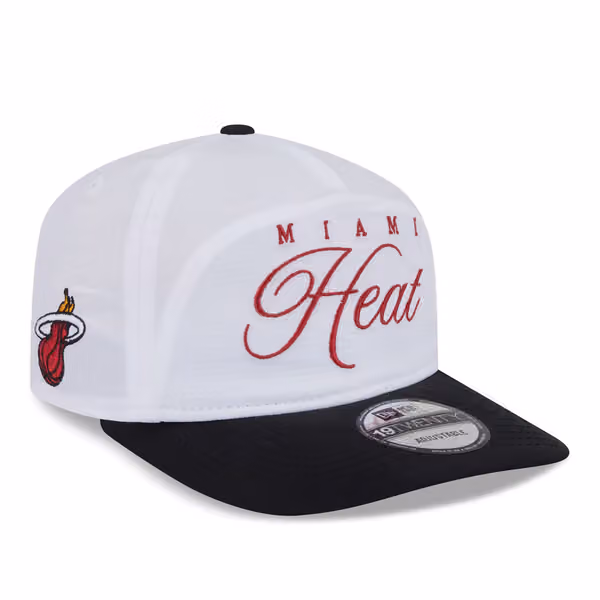 Miami Heat 2025 NBA Draft 19Twenty Adjustable Cap OTC White product photo