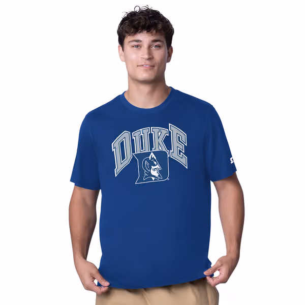 Duke Blue Devils Starter Team Arch NCAA T-Shirt Blue view 1