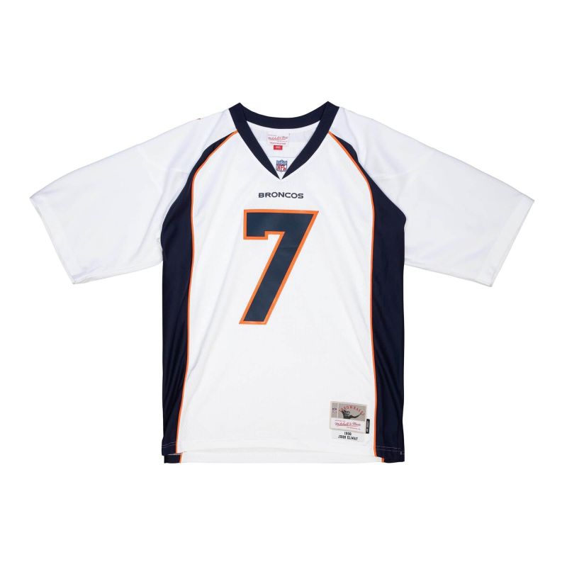 John Elway #7 Denver Broncos 1998 Mitchell & Ness Legacy NFL Jersey White view 1