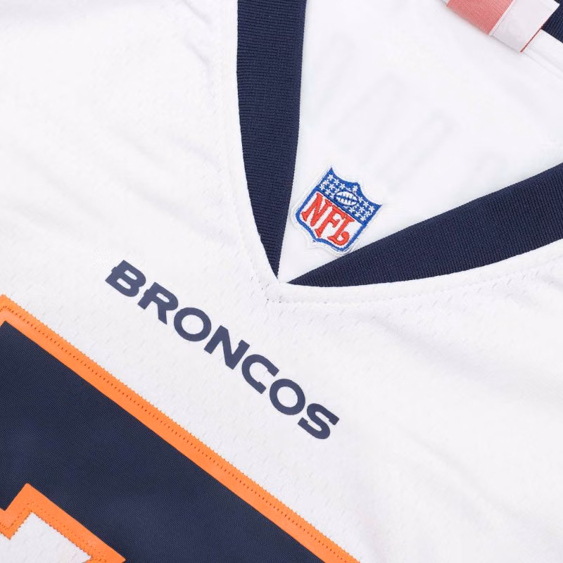 John Elway #7 Denver Broncos 1998 Mitchell & Ness Legacy NFL Jersey White view 5