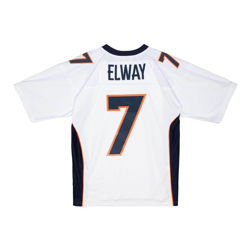 John Elway #7 Denver Broncos 1998 Mitchell & Ness Legacy NFL Jersey White view 2
