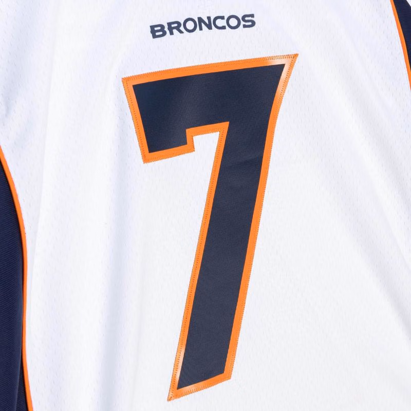 John Elway #7 Denver Broncos 1998 Mitchell & Ness Legacy NFL Jersey White view 4