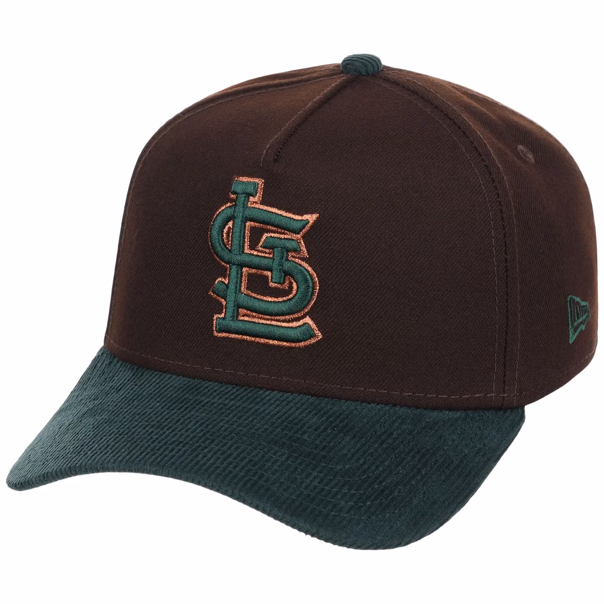 St. Louis Cardinals MLB Forest Ember New Era 9FORTY A-Frame detail view