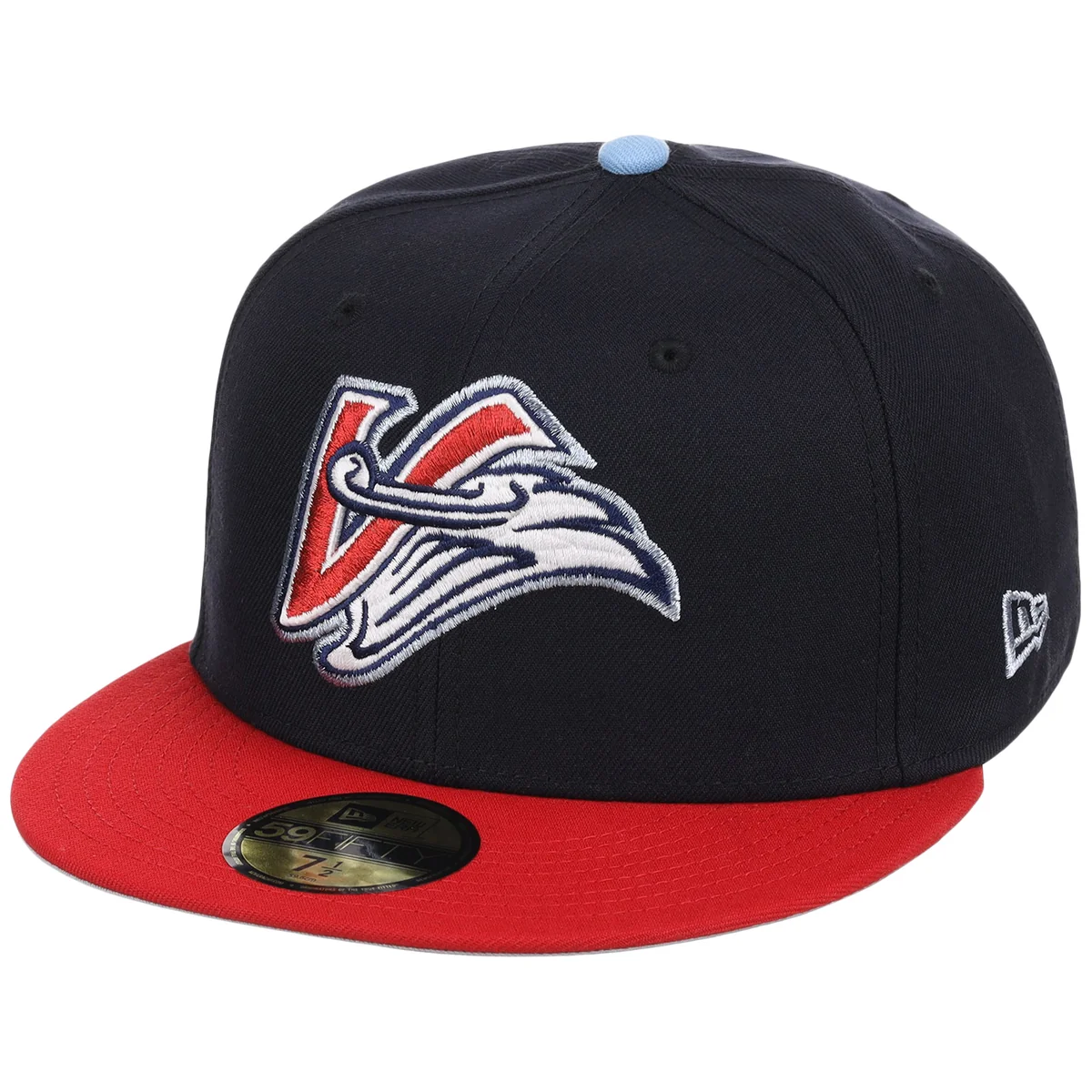 Anaheim Angels Friday Flux New Era 59FIFTY (Navy/Red) detail view