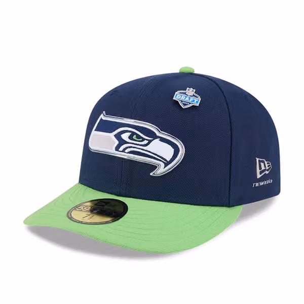 Seattle Seahawks 2026 NFL Draft Pre-Curved 59FIFTY Fitted Cap product photo