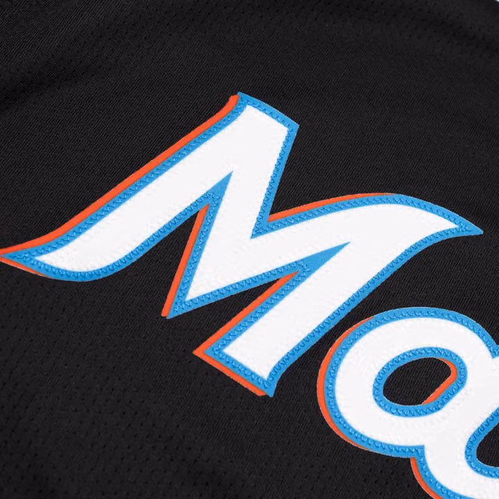 Miami Marlins Nike Limited MLB Baseball Jersey Alternate Black view 3