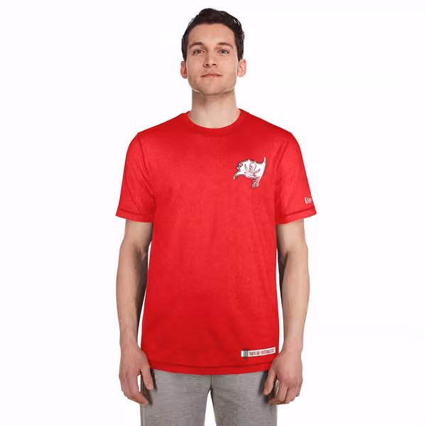 Tampa Bay Buccaneers 2024 NFL Training New Era Performance T-Shirt view 1