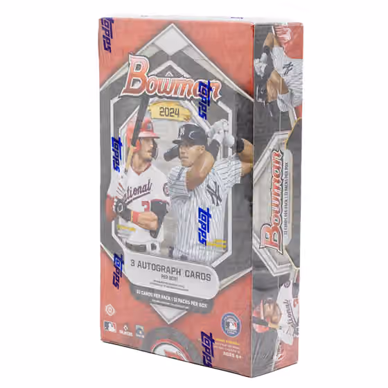2024 Bowman Baseball MLB Hobby Jumbo Box view 1
