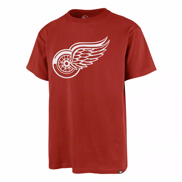 Detroit Red Wings Team Logo '47 Echo NHL T-Shirt Red view 1