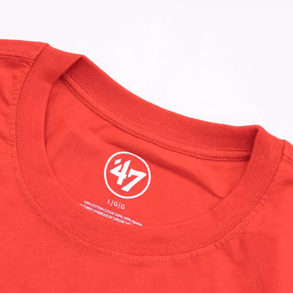 Detroit Red Wings Team Logo '47 Echo NHL T-Shirt Red view 4