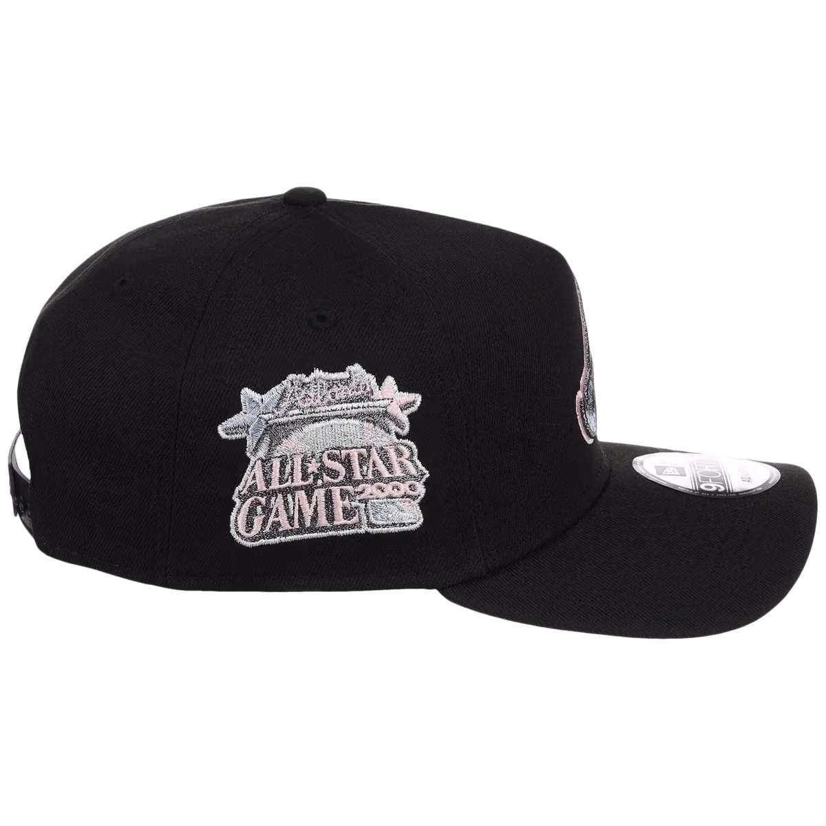 Atlanta Braves MLB Pewter Skies New Era 9FORTY A-Frame detail view