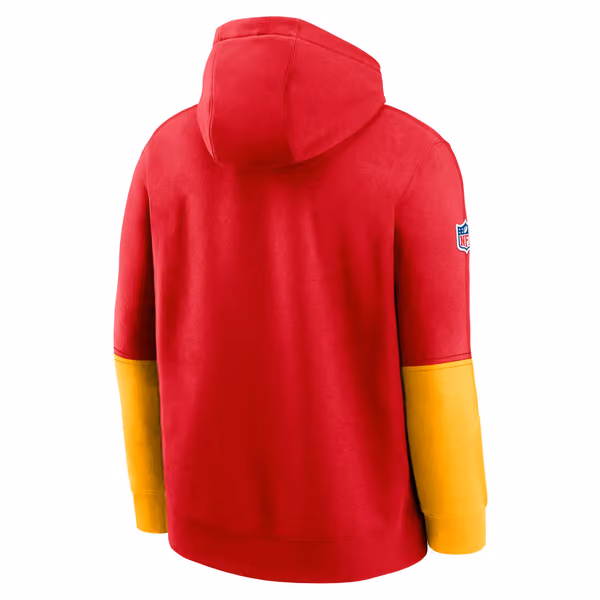 Kansas City Chiefs 2024 NFL Sideline Nike Club Hoodie Red view 2