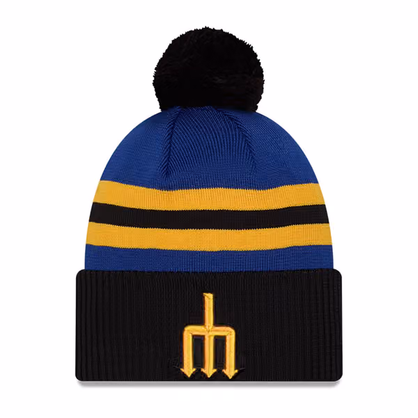 Seattle Mariners Authentic City Connect New Era MLB Knit Hat product photo