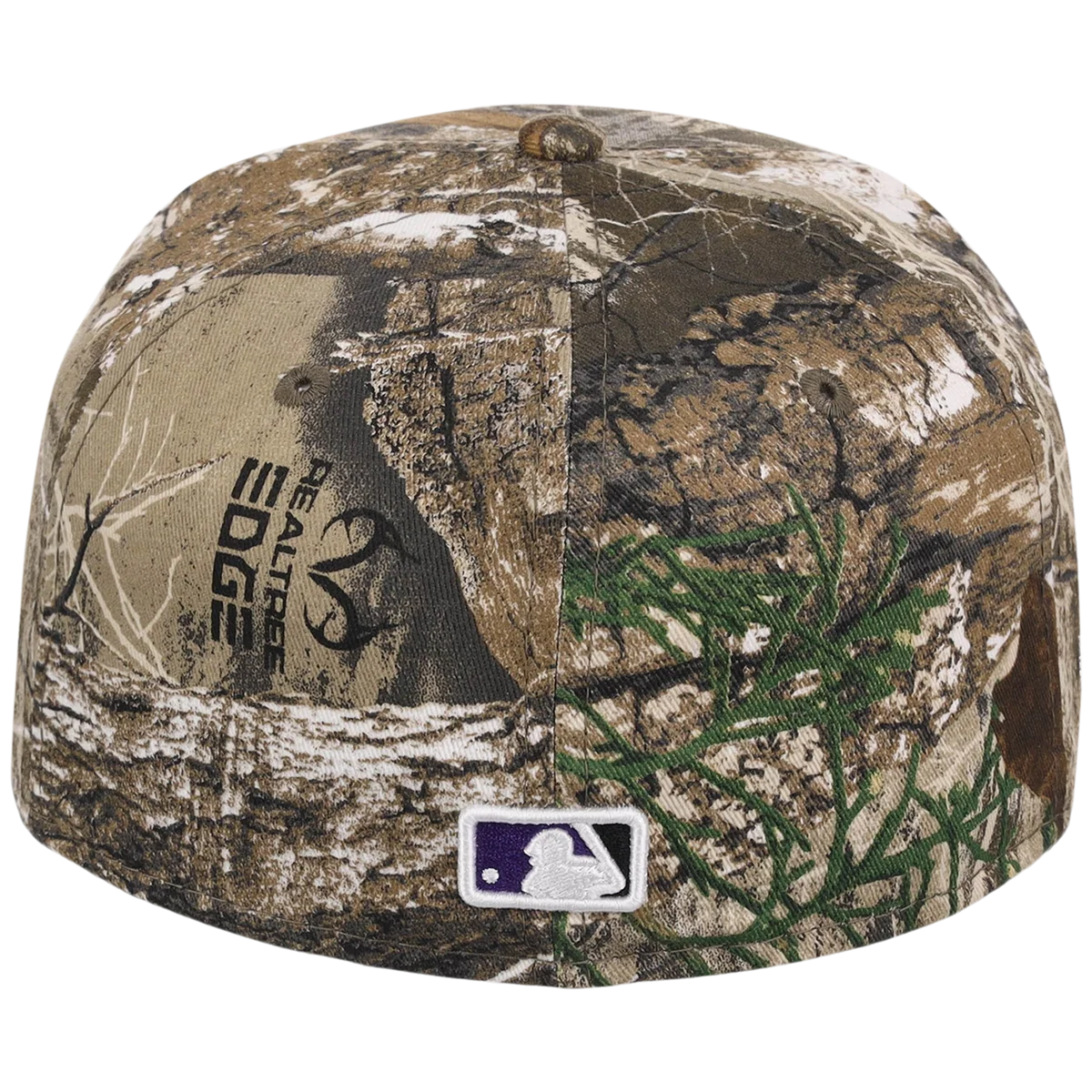 Colorado Rockies MLB Realtree Edge New Era 59FORTY detail view