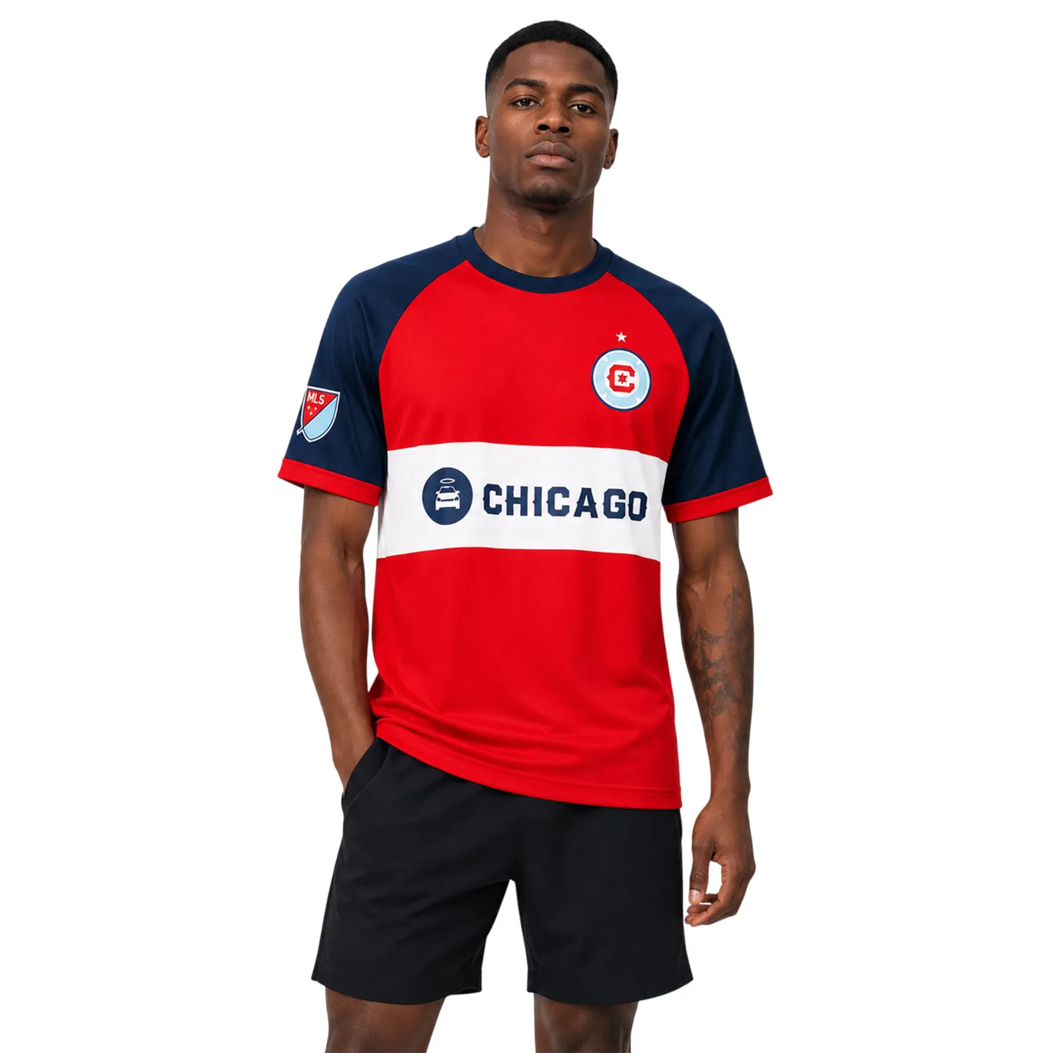 Chicago Fire FC Red & Navy Jersey – Unique Name & Number