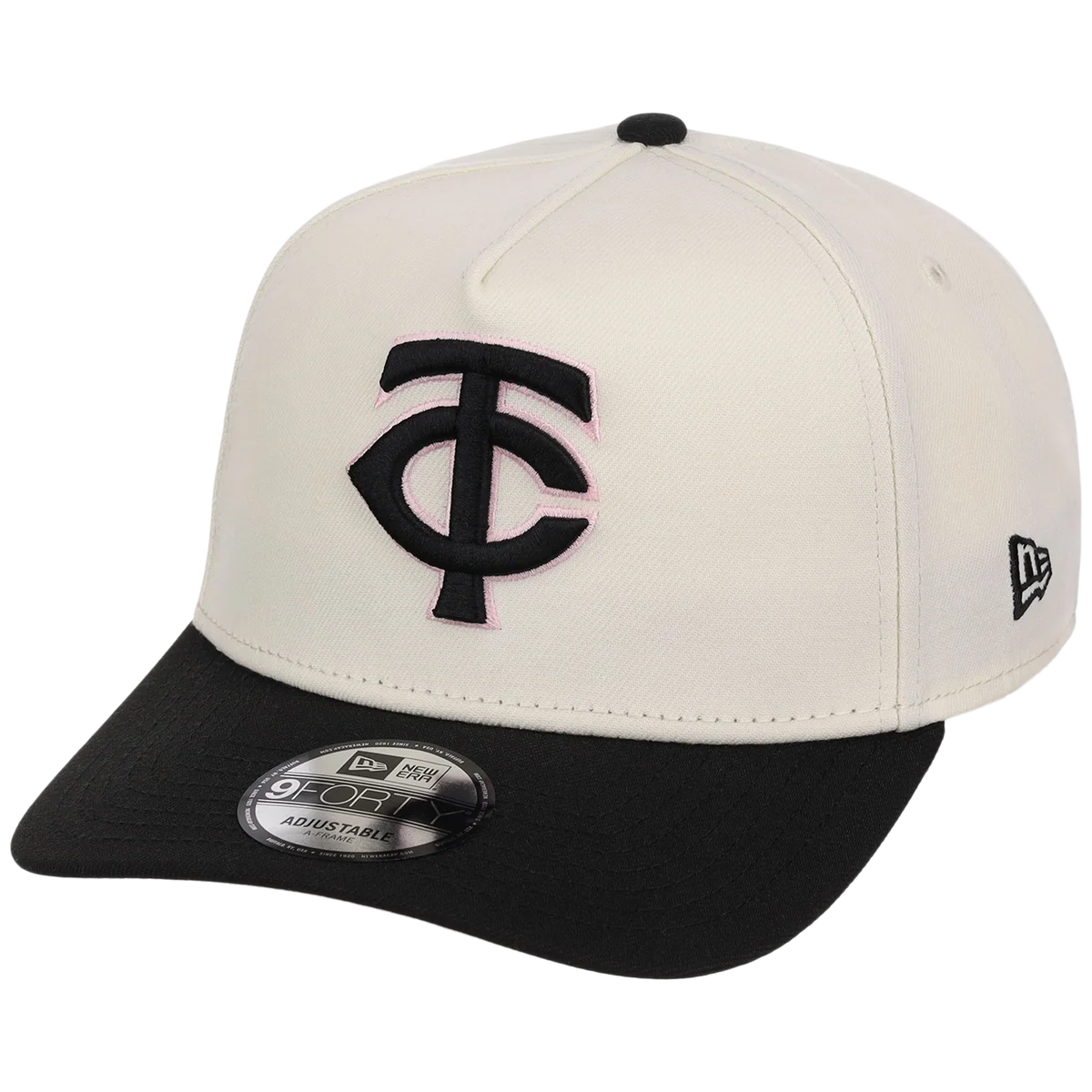 Minnesota Twins MLB Chrome Blinky New Era 9FORTY A-Frame detail view