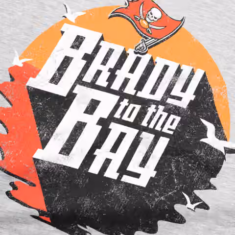 Brady to the Bay Tampa Bay Buccaneers Fanatics NFL T-Shirt view 3