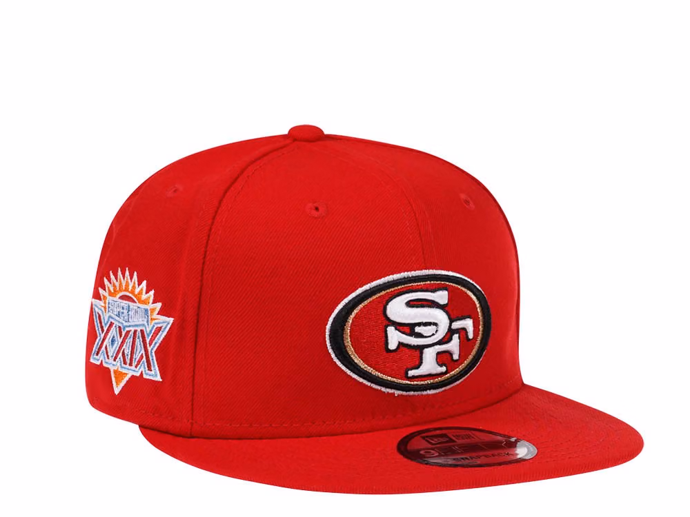 New Era San Francisco 49ers Super Bowl XXIX 9Fifty Snapback Hat front