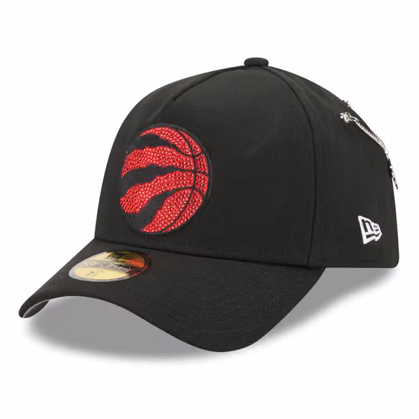 Toronto Raptors 2026 NBA Draft On-Stage Crystal 59FORTY A-Frame Fitted Cap Black product photo