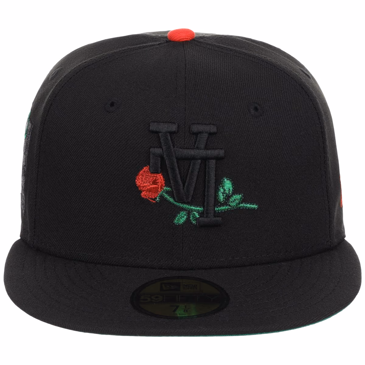 Los Angeles Dodgers New Era 59FIFTY (Black/Black) detail view