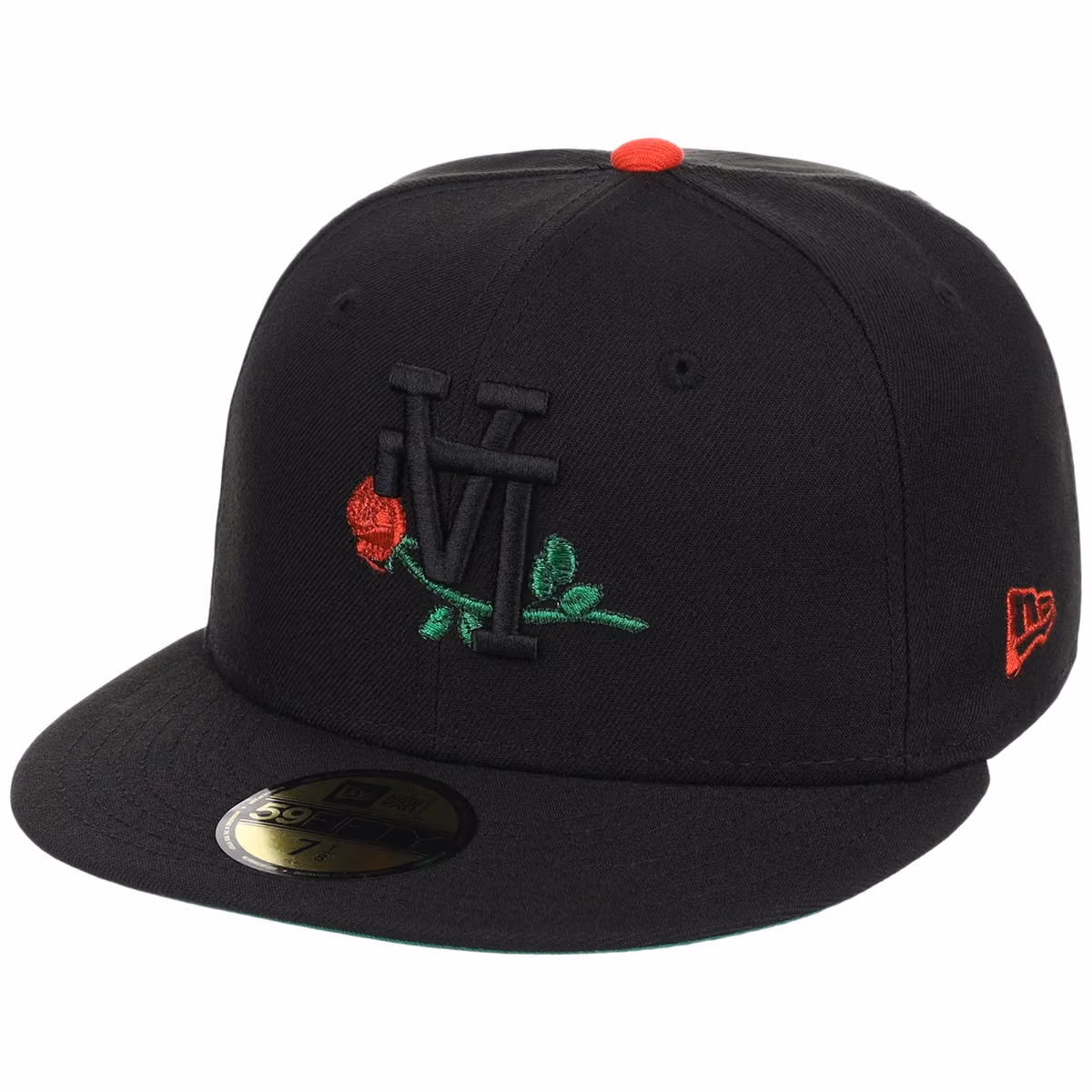 Los Angeles Dodgers New Era 59FIFTY (Black/Black) detail view