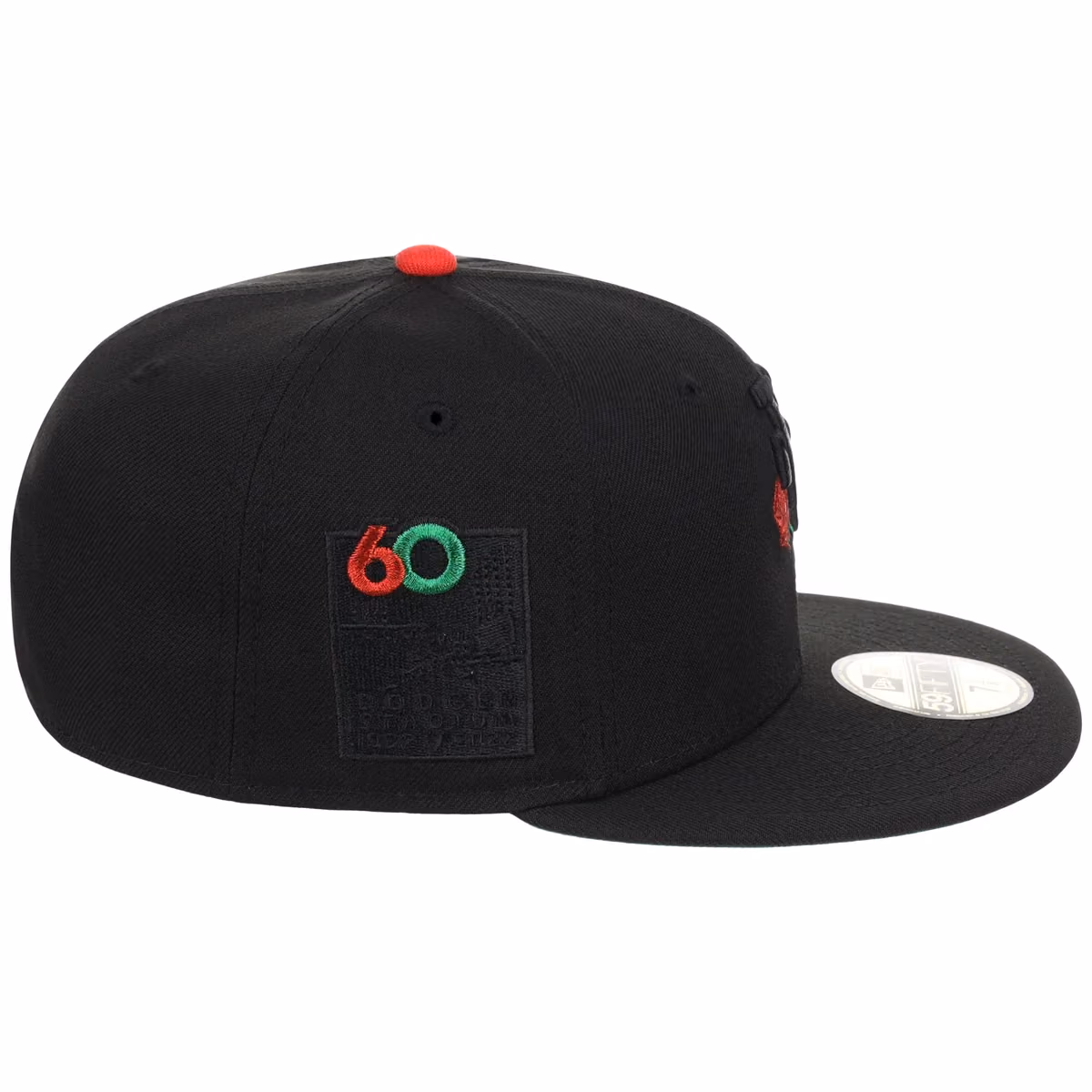 Los Angeles Dodgers New Era 59FIFTY (Black/Black) detail view
