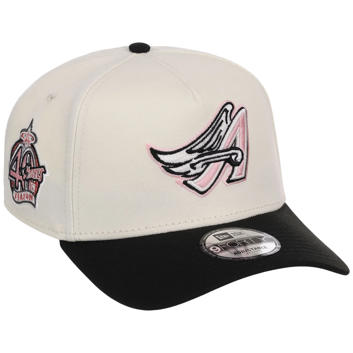 Anaheim Angels MLB Chrome Blinky New Era 9FORTY A-Frame front view