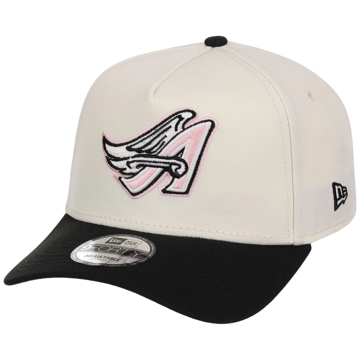 Anaheim Angels MLB Chrome Blinky New Era 9FORTY A-Frame detail view