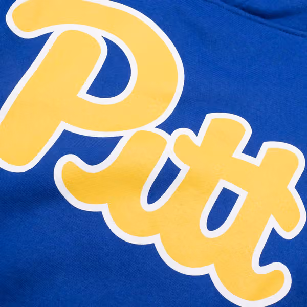 Pittsburgh Panthers Primary Logo NCAA Hoodie Blue view 3