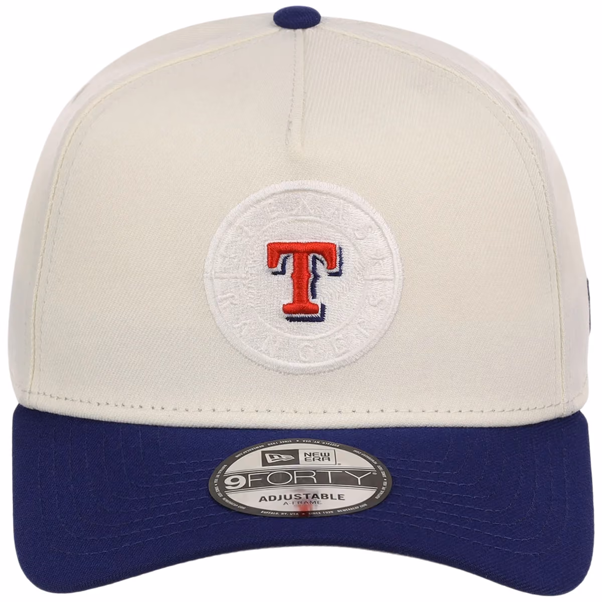 Texas Rangers MLB Chrome OTC Pop FASHION CORE New Era 9FORTY A-Frame detail view