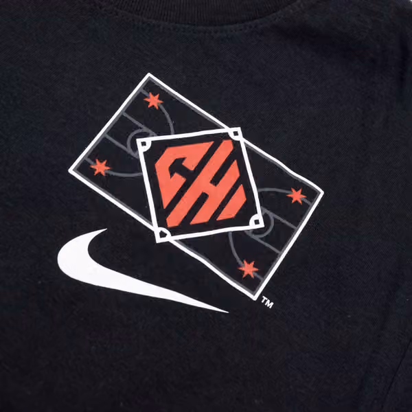 Chicago White Sox City Connect 2-Hit Nike Cotton T-Shirt Black view 4