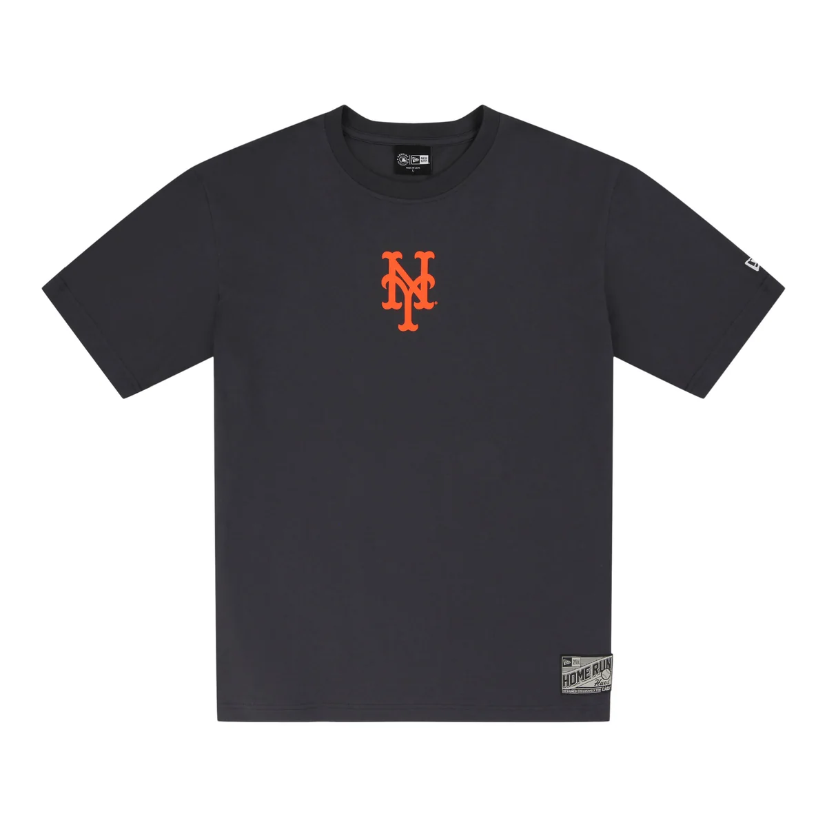 New York Mets Spring Color Collection New Era Charcoal Tee front view