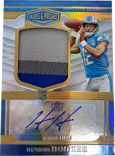 2023 Panini Plates & Patches Football NFL Hobby Box view 6
