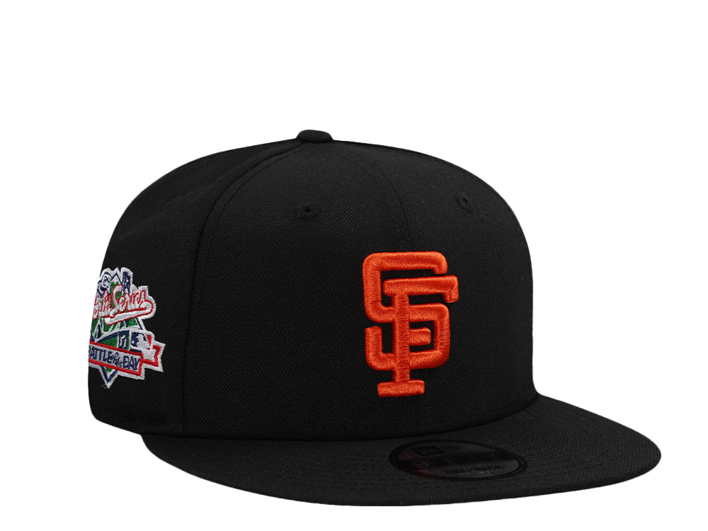New Era San Francisco Giants 1989 World Series Black Edition 9Fifty Snapback Hat front