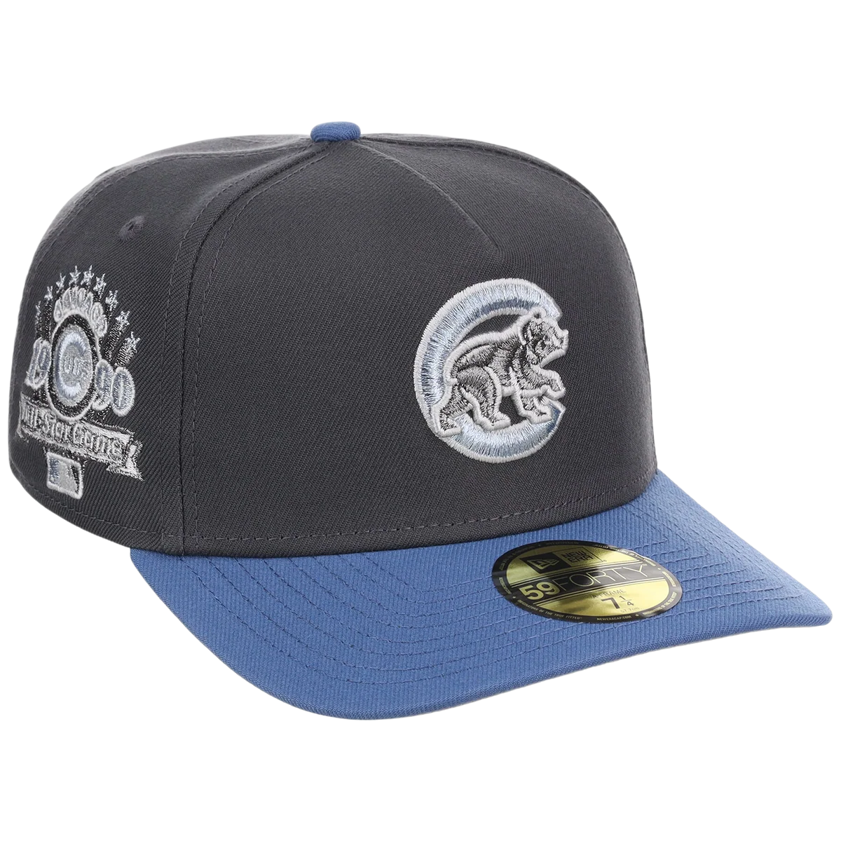 Chicago Cubs MLB Indigo Steel New Era 59FORTY front view