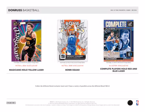 2022/23 Panini Donruss Basketball NBA Blaster Box view 4