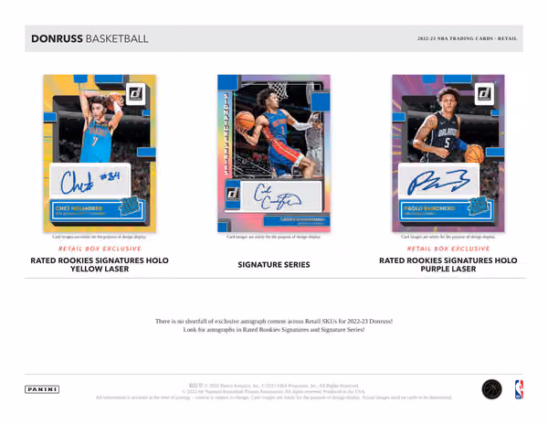 2022/23 Panini Donruss Basketball NBA Blaster Box view 3