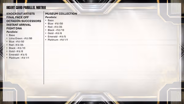 2026 Topps Knockout UFC Hobby Box view 6