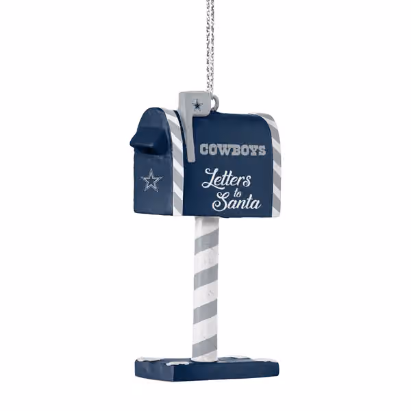 Dallas Cowboys NFL Mailbox Christmas Ornament view 1