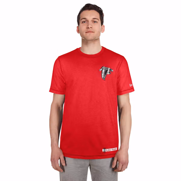 Atlanta Falcons 2024 NFL Training New Era Performance T-Shirt view 1