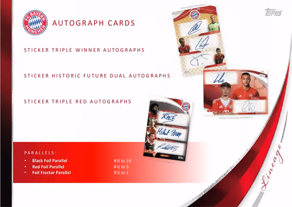(LIVE BREAK) 2025/26 Topps Lineage FC Bayern Munich Football Hobby Box view 8