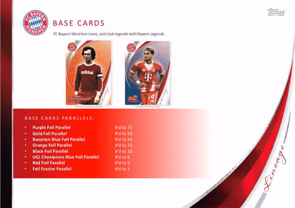 (LIVE BREAK) 2025/26 Topps Lineage FC Bayern Munich Football Hobby Box view 4