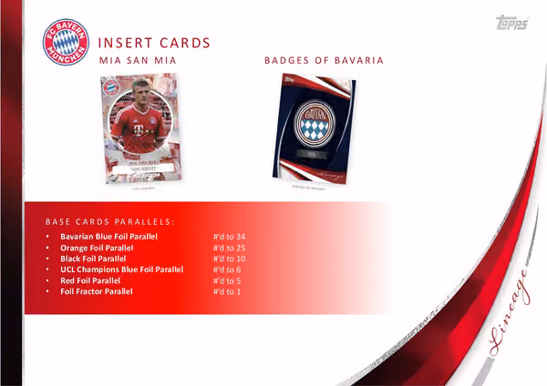 (LIVE BREAK) 2025/26 Topps Lineage FC Bayern Munich Football Hobby Box view 5