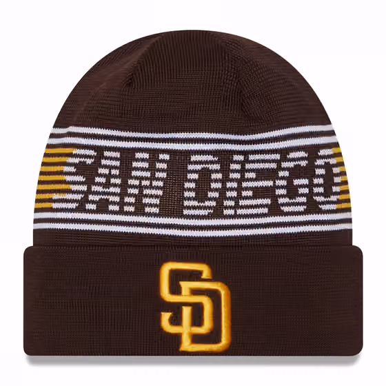 San Diego Padres Authentic 2024 MLB Clubhouse New Era Beanie Knit product photo