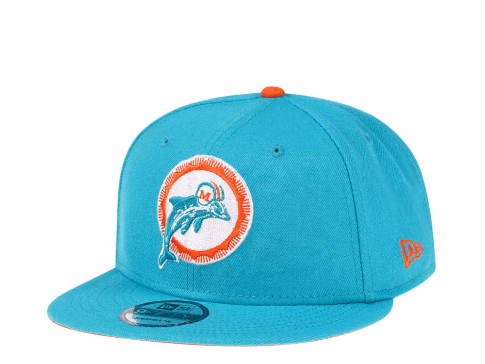 New Era Miami Dolphins Jersey Fit Edition 9Fifty Snapback Hat front