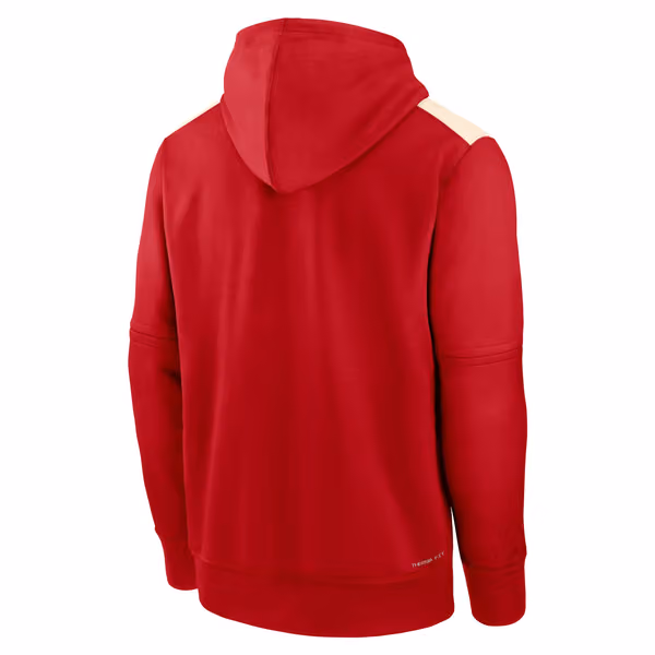 Los Angeles Angels 2025 City Connect MLB Authentic Therma Hoodie Red view 2