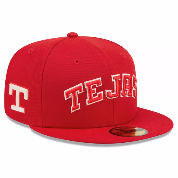 Texas Rangers MLB City Connect Fan Pack 59FIFTY Fitted Cap Red product photo