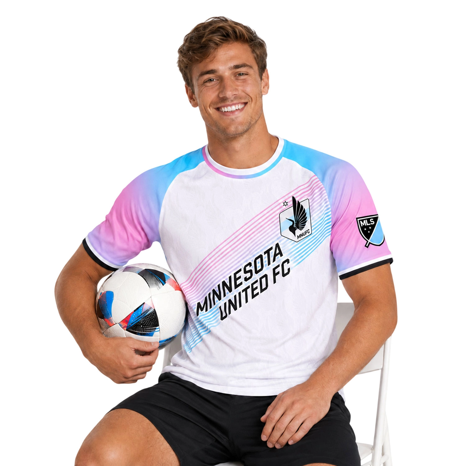 Minnesota United Jersey Custom Vibrant Gradient Style
