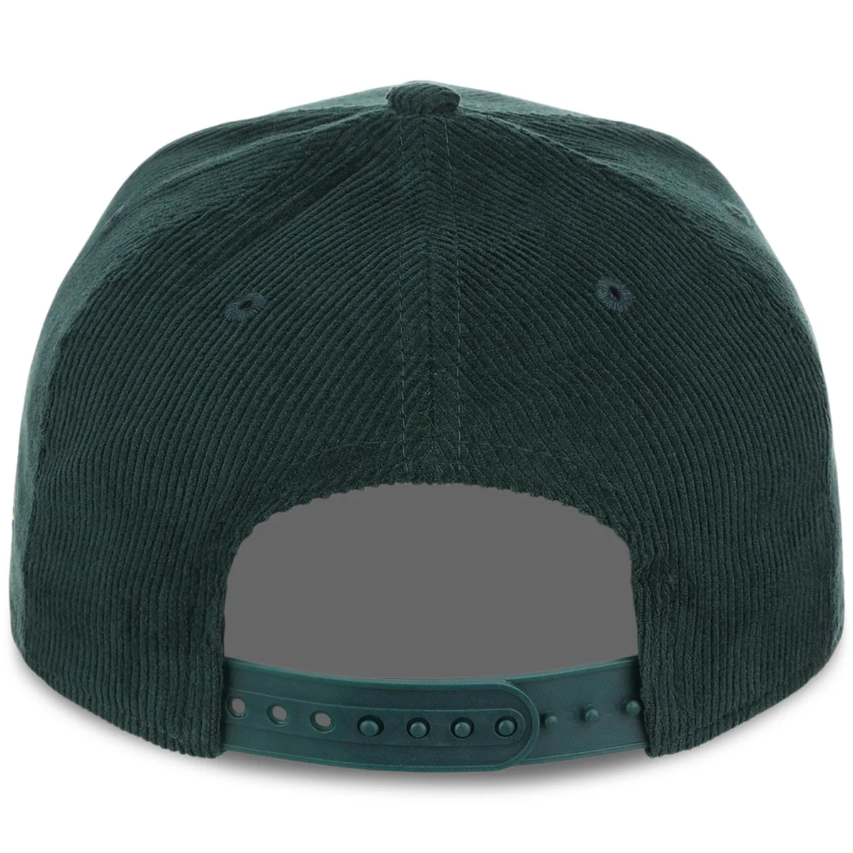 New York Mets MLB Dark Green Cord FASHION CORE New Era 9FORTY A-Frame detail view